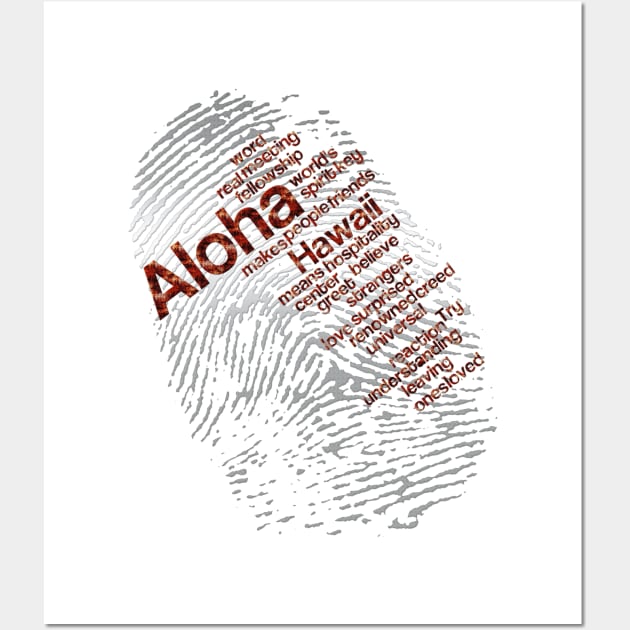 Aloha Fingerprint Wall Art by Aloha Designs